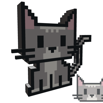 8-Bit Tabby Cat